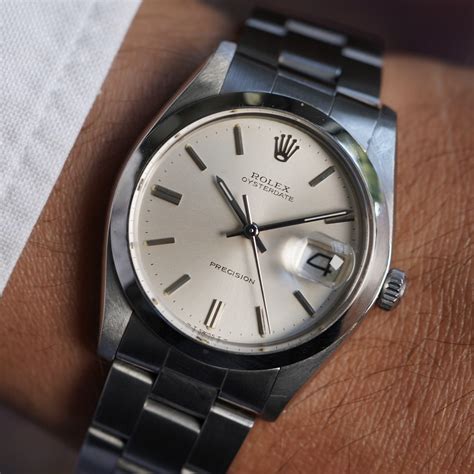 rolex 6694 silver dial|rolex oysterdate precision 6694 price.